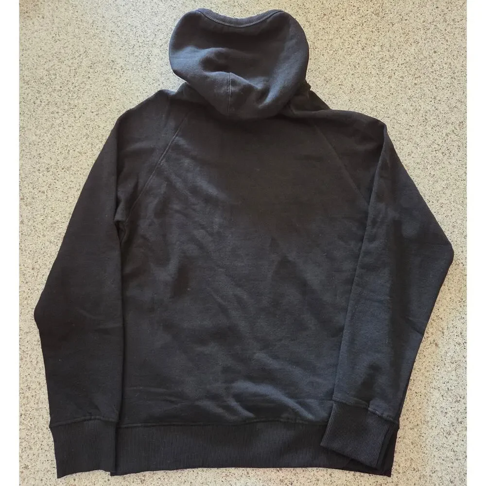 Banana Republic Men's Logoed Print Black Garment Dye Hoodie Sweatshirt NWOT✨️M
